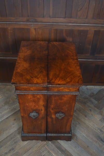 Pair Of Victorian Walnut Pier Cabinets SAI3224 Antique Cabinets 9
