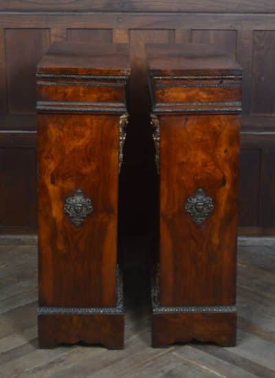 Pair Of Victorian Walnut Pier Cabinets SAI3224 Antique Cabinets 8