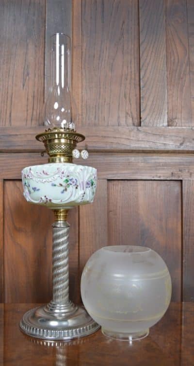 Victorian Duplex Oil / Paraffin Lamp SAI3210 Antique Lighting 7