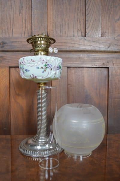 Victorian Duplex Oil / Paraffin Lamp SAI3210 Antique Lighting 6