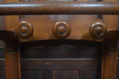 Victorian Oak Hall Stand SAI3231 Antique Furniture 16