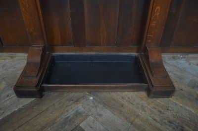 Victorian Oak Hall Stand SAI3231 Antique Furniture 15