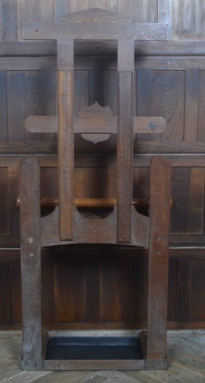 Victorian Oak Hall Stand SAI3231 - Image 8