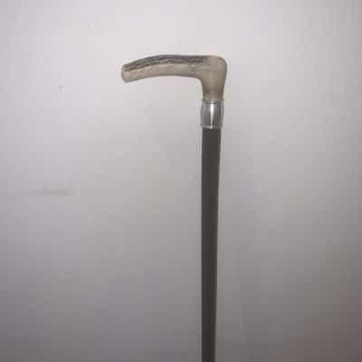 Gentleman’s horn handled walking stick sword stick - Image 8