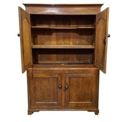 A George III Oak Cupboard - Image 3