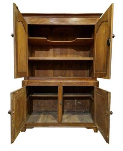 A George III Oak Cupboard - Image 5