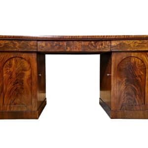 An Early Victorian Twin Pedestal Sideboard Antique Furniture