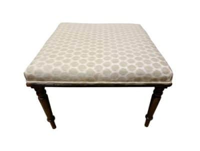 An Elegant 19thc Square Mahogany Stool - Image 2