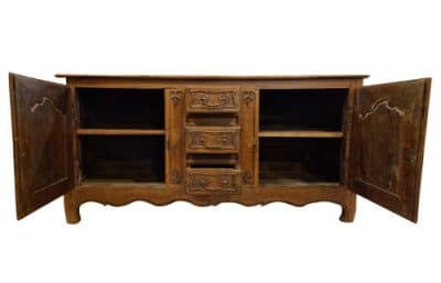 French Provincial Oak Enfilade - Image 4