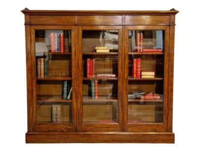 Georgian Mahogany Glazed Bookcase Antique Bookcases 3