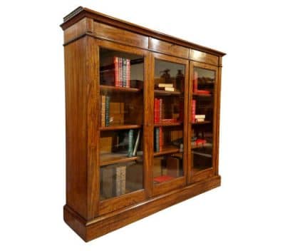 Georgian Mahogany Glazed Bookcase Antique Bookcases 4