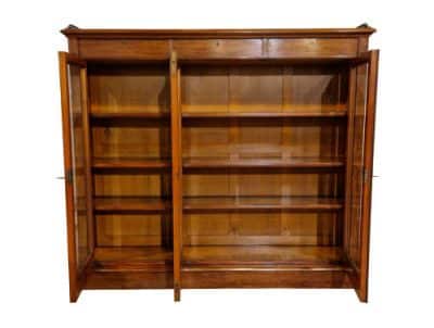 Georgian Mahogany Glazed Bookcase Antique Bookcases 6