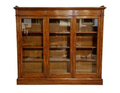 Georgian Mahogany Glazed Bookcase Antique Bookcases 7