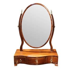 Georgian Oval Dressing Table Mirror Antique Mirrors