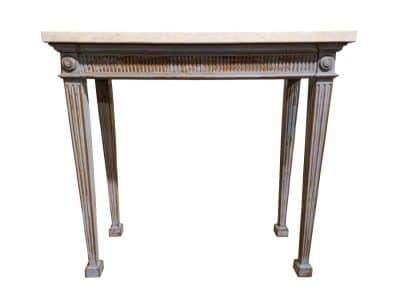 Marble Top Console Table Antique Furniture 3