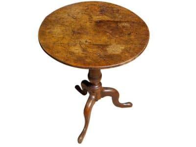 Oak Circular Table Antique Furniture 3