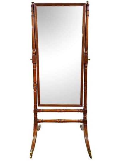 Regency Cheval Mirror Antique Mirrors 3