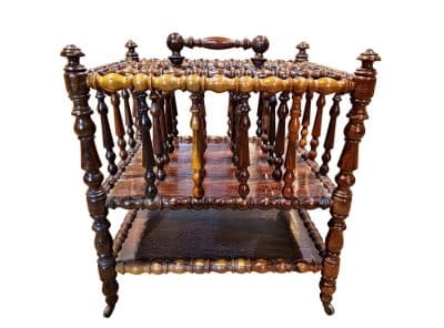 Rosewood Bobbin Turned Canterbury