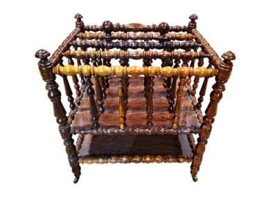 Rosewood Bobbin Turned Canterbury - Image 3
