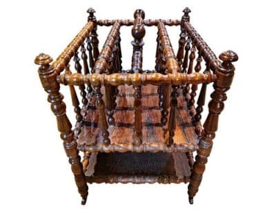 Rosewood Bobbin Turned Canterbury - Image 5