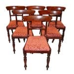 Set of 6 William IV Dining Chairs Antique Chairs