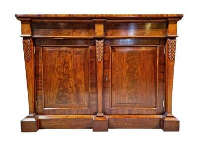 Victorian Flame Mahogany Chiffonier Antique Furniture 3