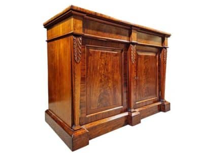 Victorian Flame Mahogany Chiffonier Antique Furniture 7