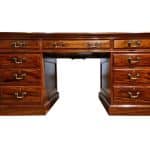 Victorian Mahogany Pedestal Desk Antique Desks