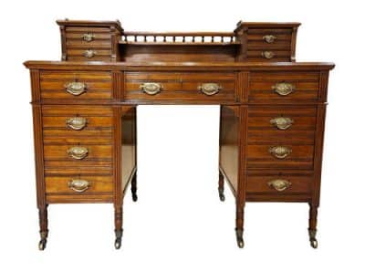 Victorian Walnut Writing Table - Image 3