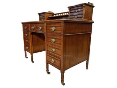 Victorian Walnut Writing Table - Image 4