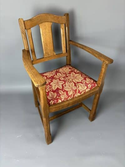 Cotswold School Oak Desk Chair cotswold school Antique Chairs 12