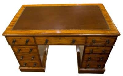 19thc Mahogany desk - Image 4