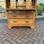 Arts & Crafts Oak Secretaire Bureau c1910 bookcase Antique Bookcases