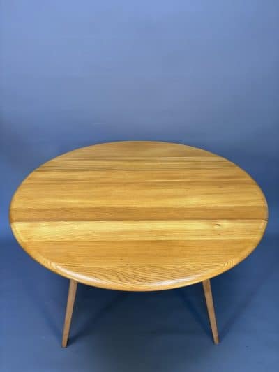 Mid Century Ercol Oval Drop Leaf Dining Table - Image 3