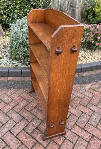 Arts & Crafts Oak Bookcase by Brynmawr Furniture - Image 6