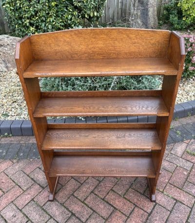 Arts & Crafts Oak Bookcase by Brynmawr Furniture bookcase Antique Bookcases 4