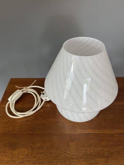 Mid Century Italian Glass Table Lamp - Image 5