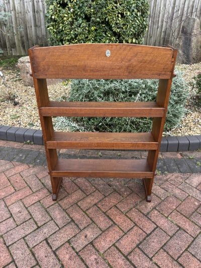 Arts & Crafts Oak Bookcase by Brynmawr Furniture - Image 7