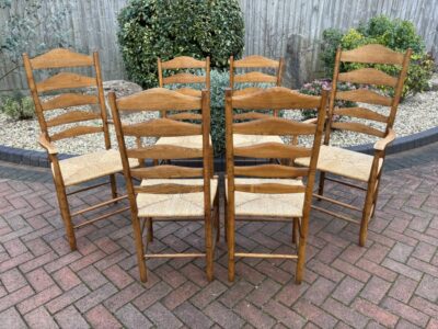 Neville Neal Cotswold School Six Dining Chairs cotswold school Antique Chairs 5