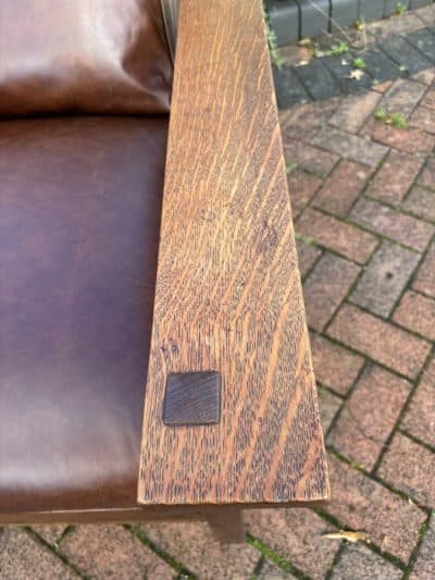 Arts & Crafts American Reclining Mission Chair - Image 5