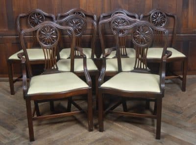 Edwardian Set Of 8 Dining Chairs SAI3233 Antique Chairs 20