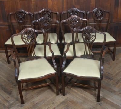 Edwardian Set Of 8 Dining Chairs SAI3233 Antique Chairs 3