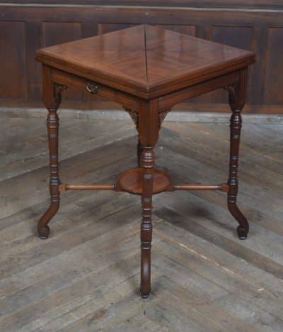 Mahogany Envelope Card Table SAI3256