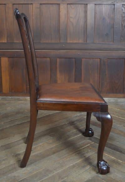 Set Of 8 Edwardian Chippendale Style Dining Chairs SAI3238 Antique Chairs 13