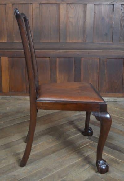 Set Of 8 Edwardian Chippendale Style Dining Chairs SAI3238 - Image 11