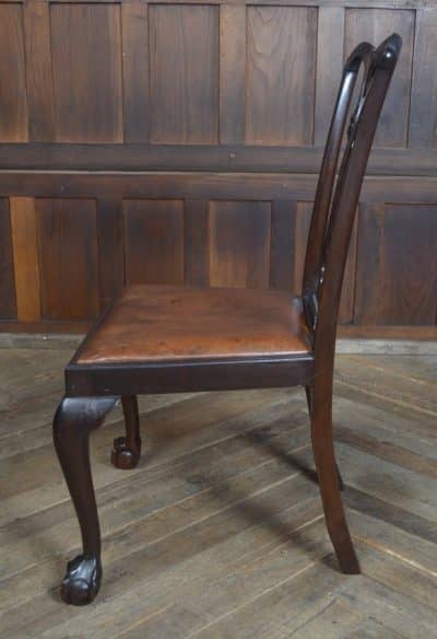 Set Of 8 Edwardian Chippendale Style Dining Chairs SAI3238 - Image 9