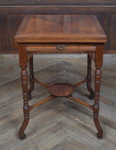 Mahogany Envelope Card Table SAI3256 - Image 9
