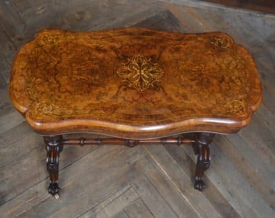 Victorian Walnut Fold-over Games Table SAI3221 Antique Furniture 18