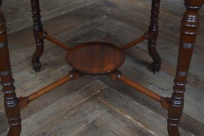 Mahogany Envelope Card Table SAI3256 - Image 7