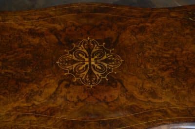 Victorian Walnut Fold-over Games Table SAI3221 Antique Furniture 17